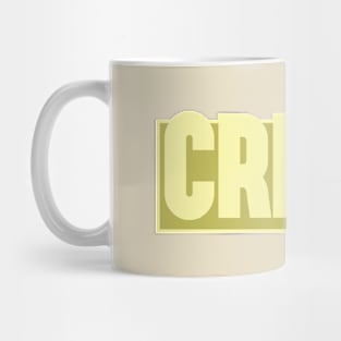 Creme or Cream. Simple minimalistic "Creme Or Cream Color" shirt. Mug